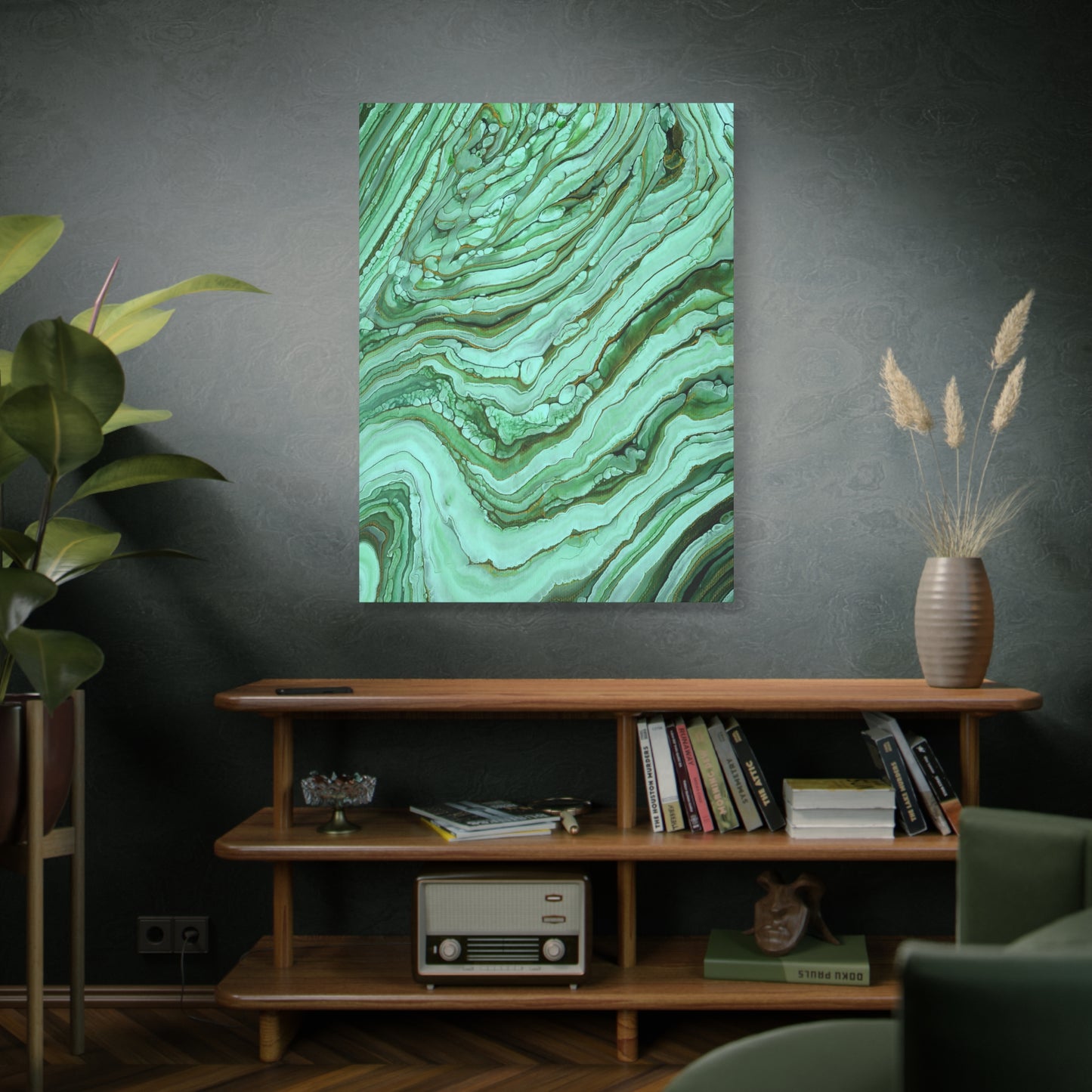 Emerald Hues Print