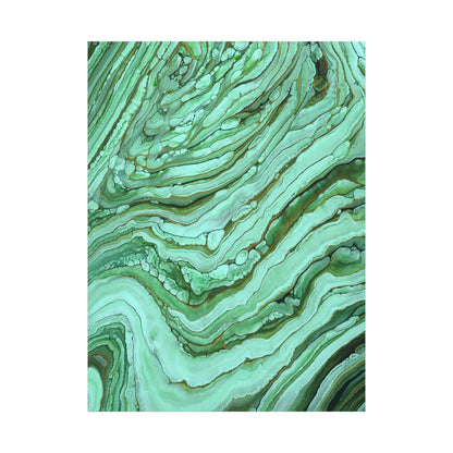 Emerald Hues Print
