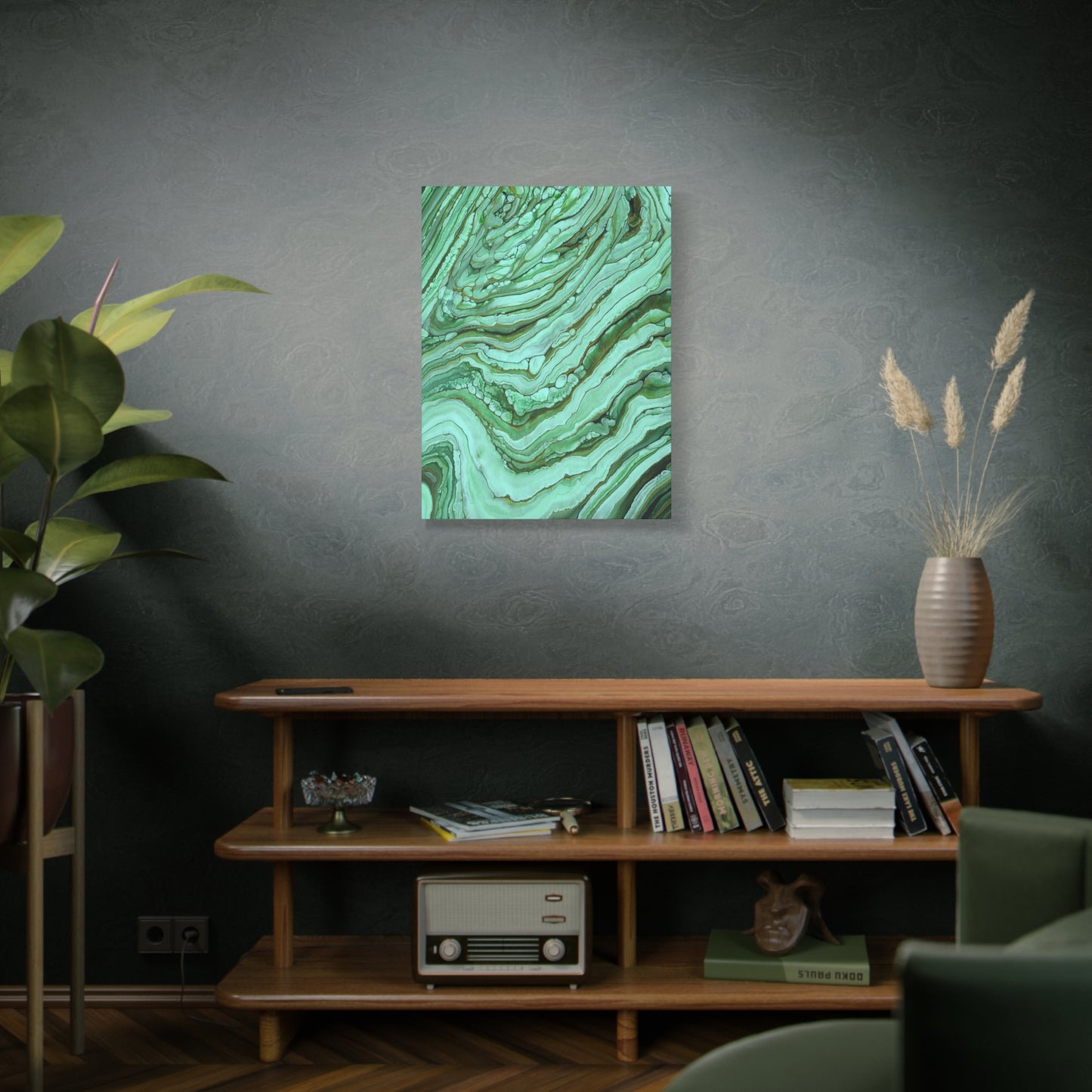 Emerald Hues Print
