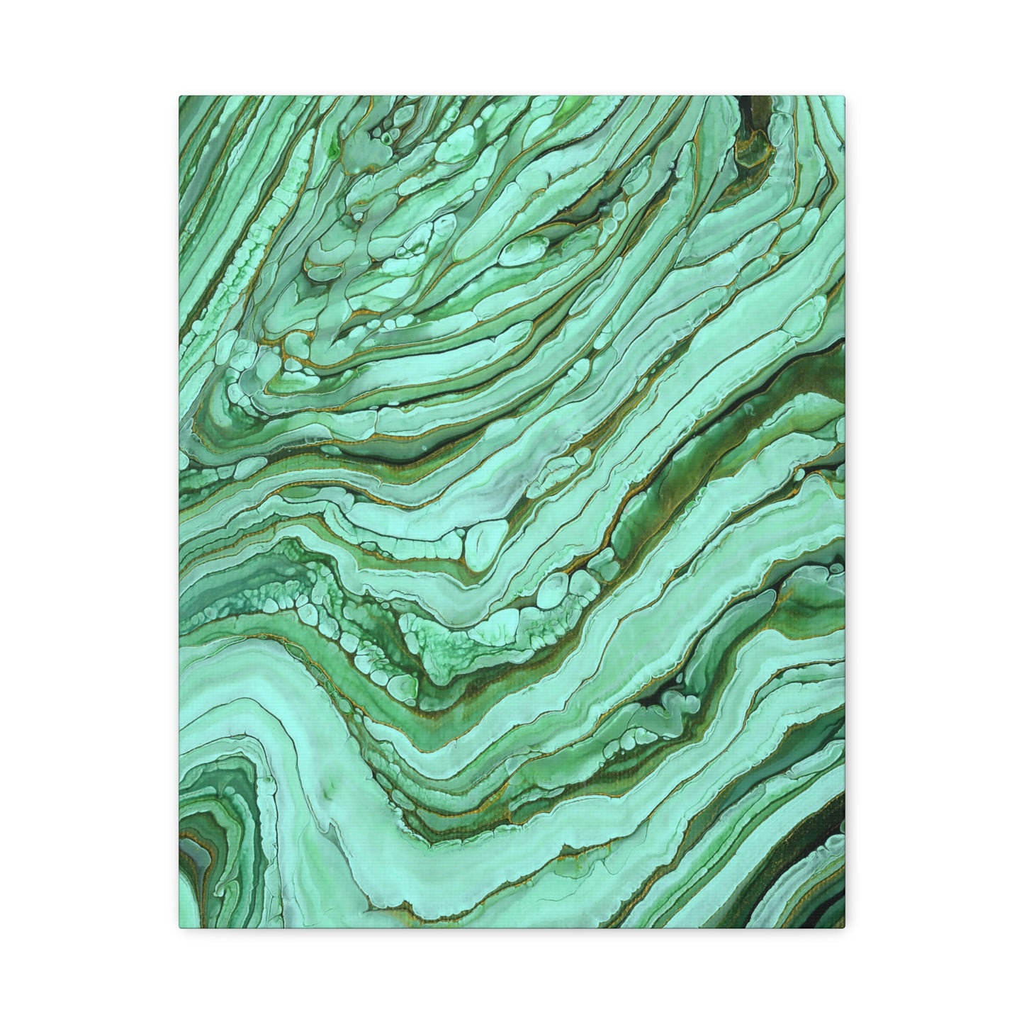 Emerald Hues Print