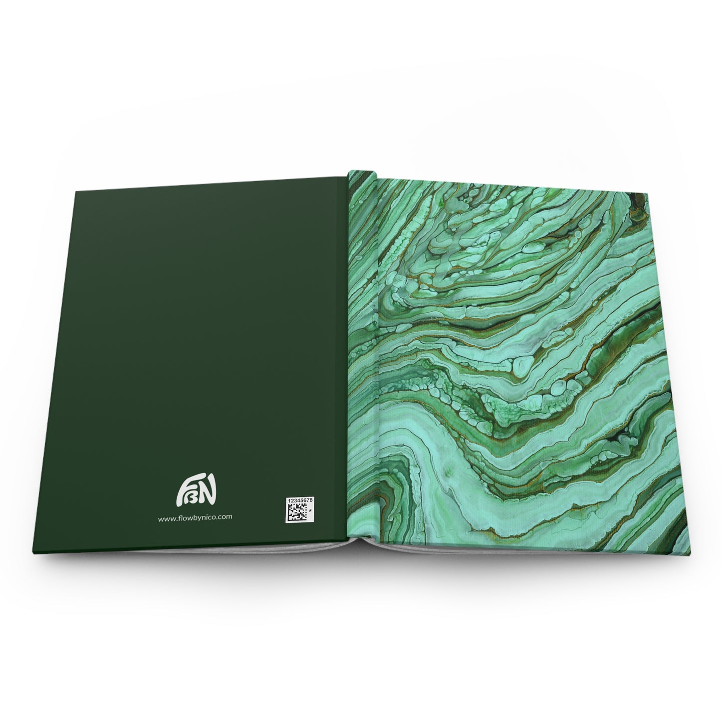 Emerald Hues Satin-matte Journal