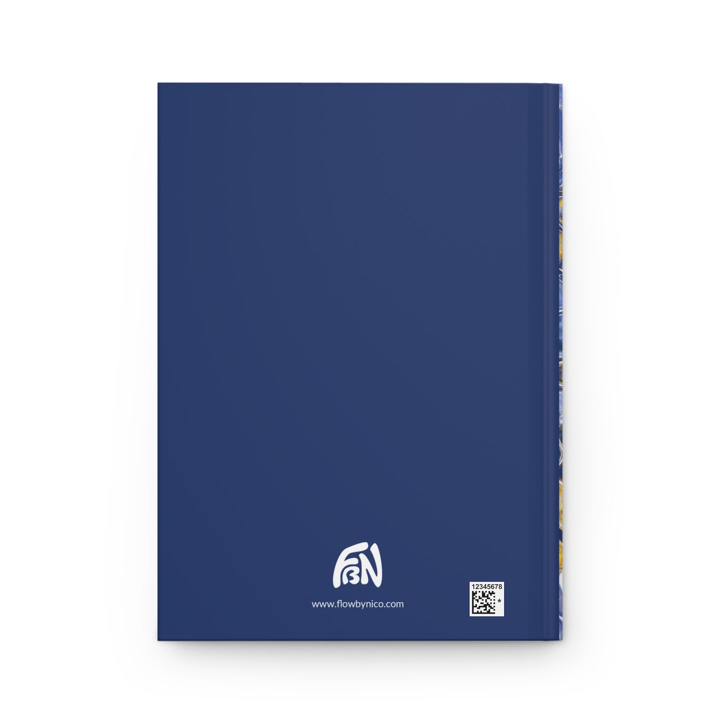 Luxurious Blue Satin-matte Journal