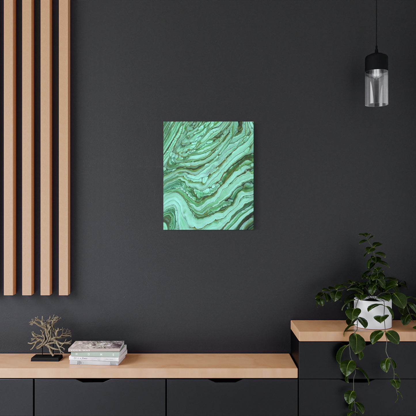 Emerald Hues Print