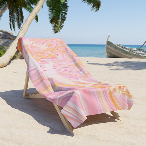 Fluid Harmony Beach Towel