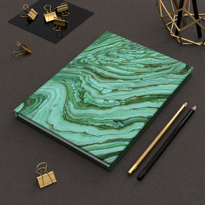 Emerald Hues Satin-matte Journal