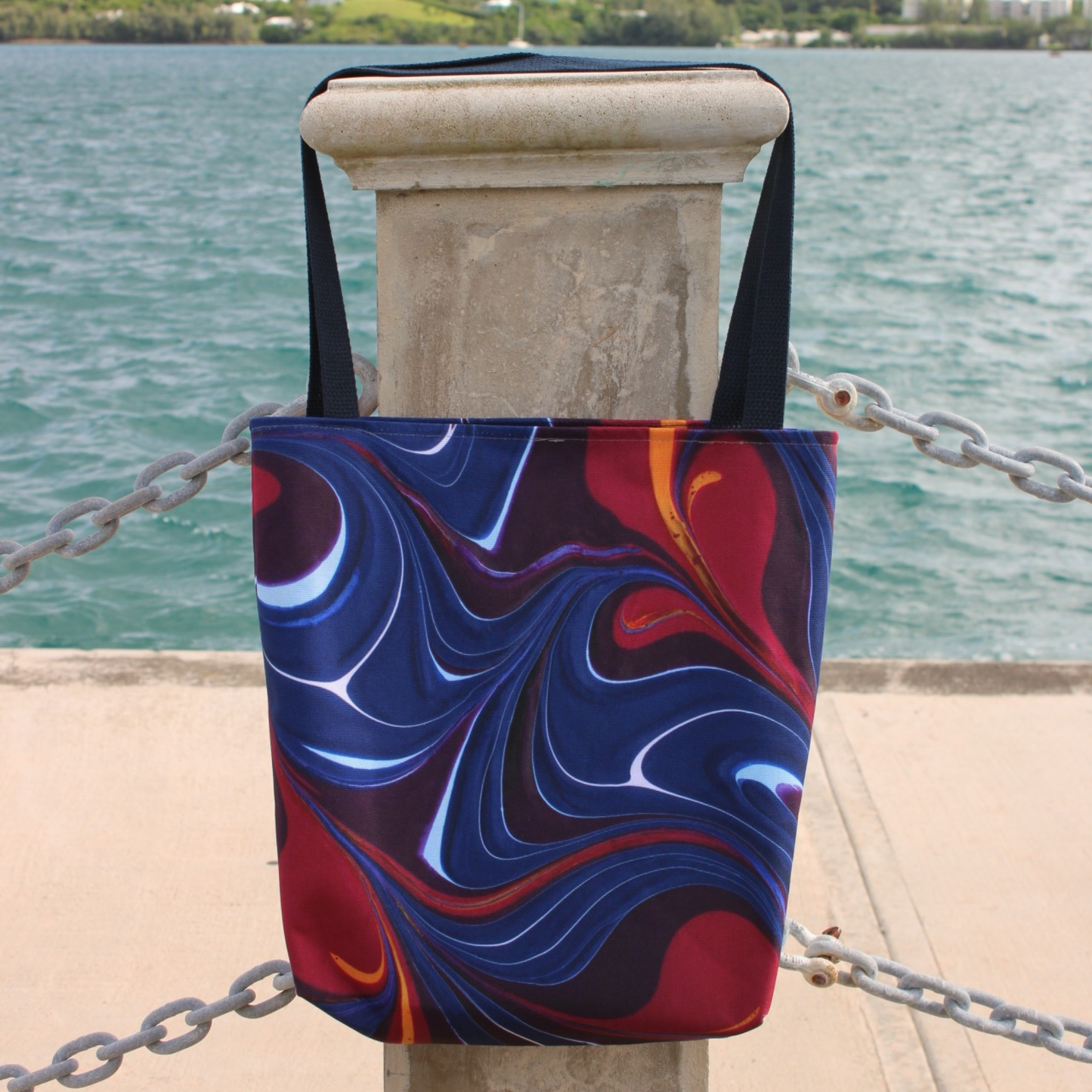 Retro Tide Tote Bag