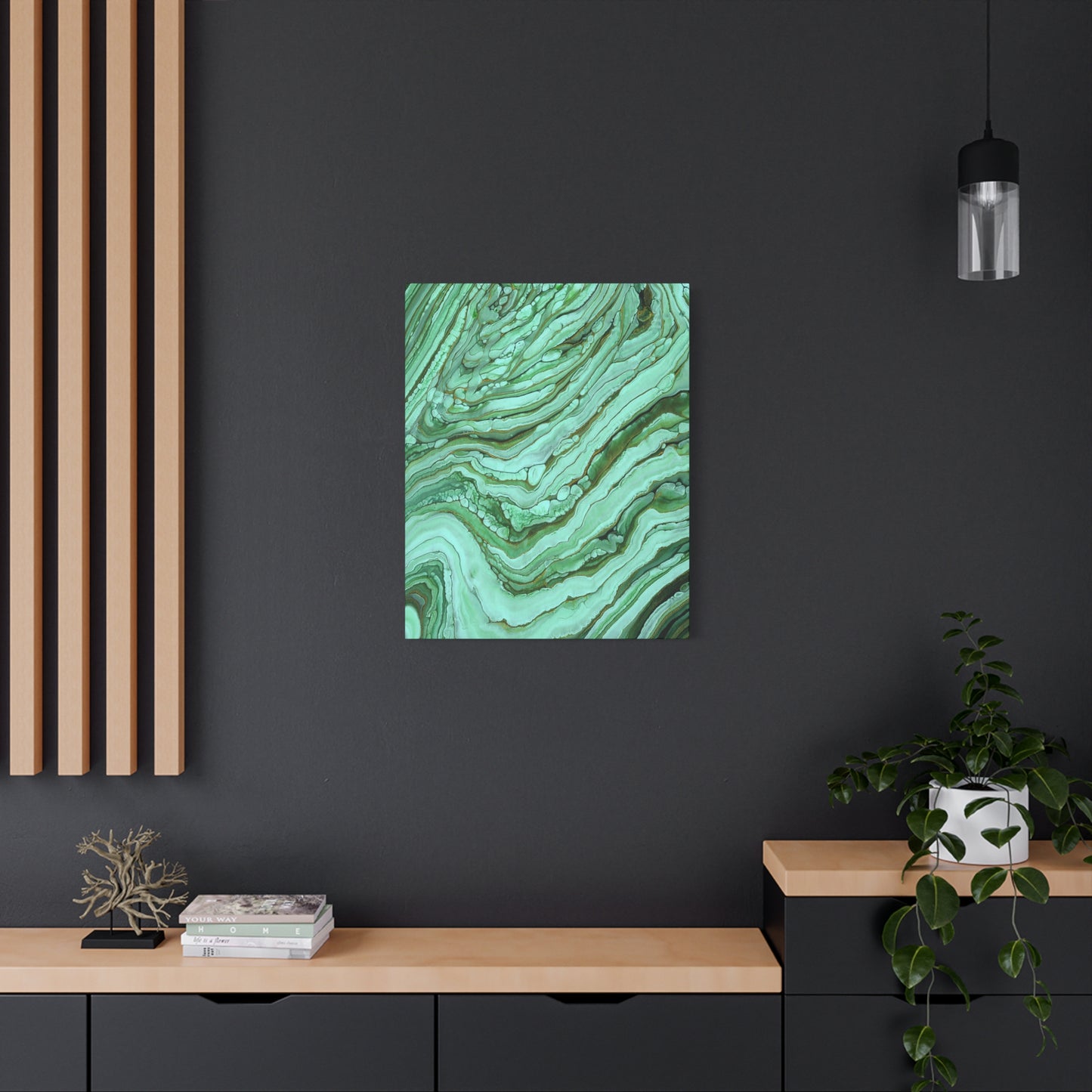 Emerald Hues Print