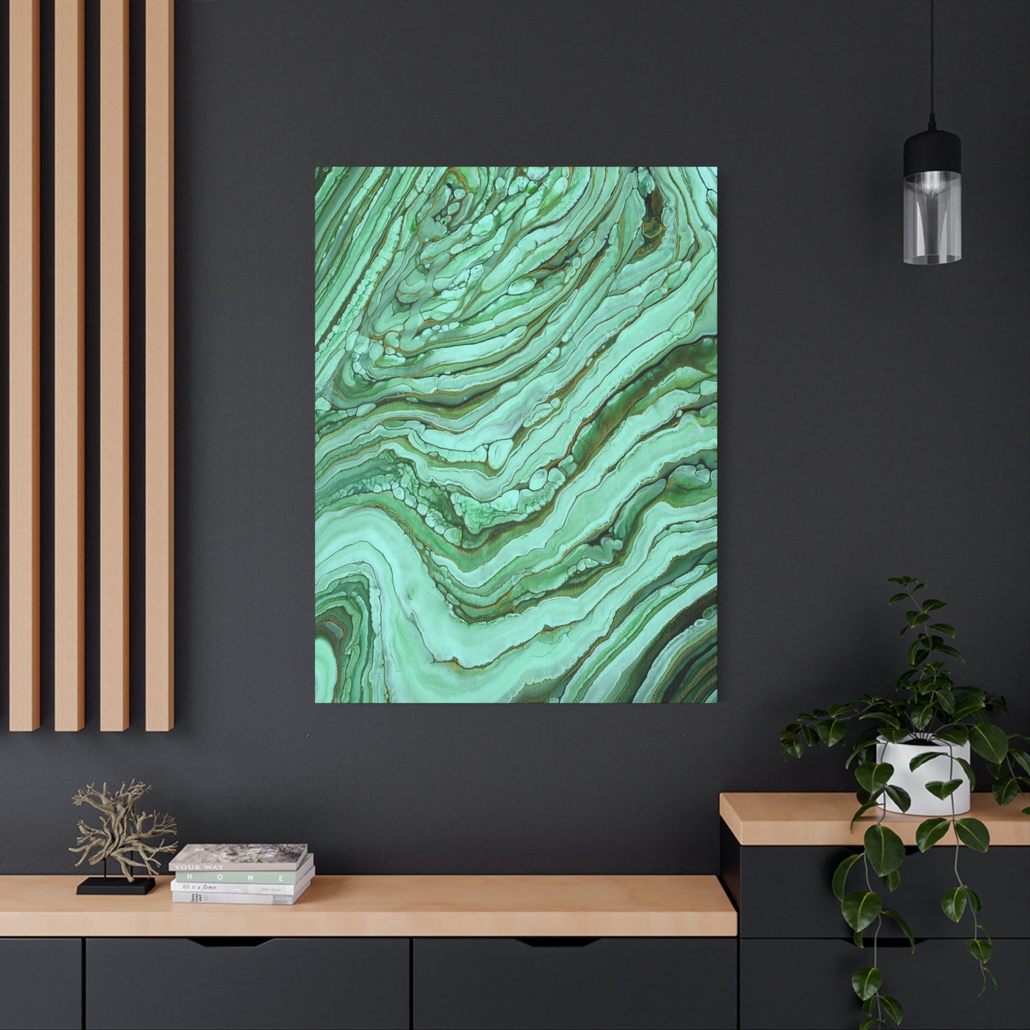 Emerald Hues Print