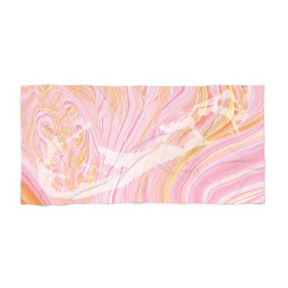 Fluid Harmony Beach Towel