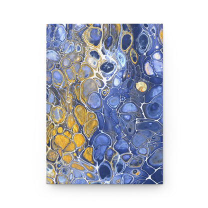 Luxurious Blue Satin-matte Journal