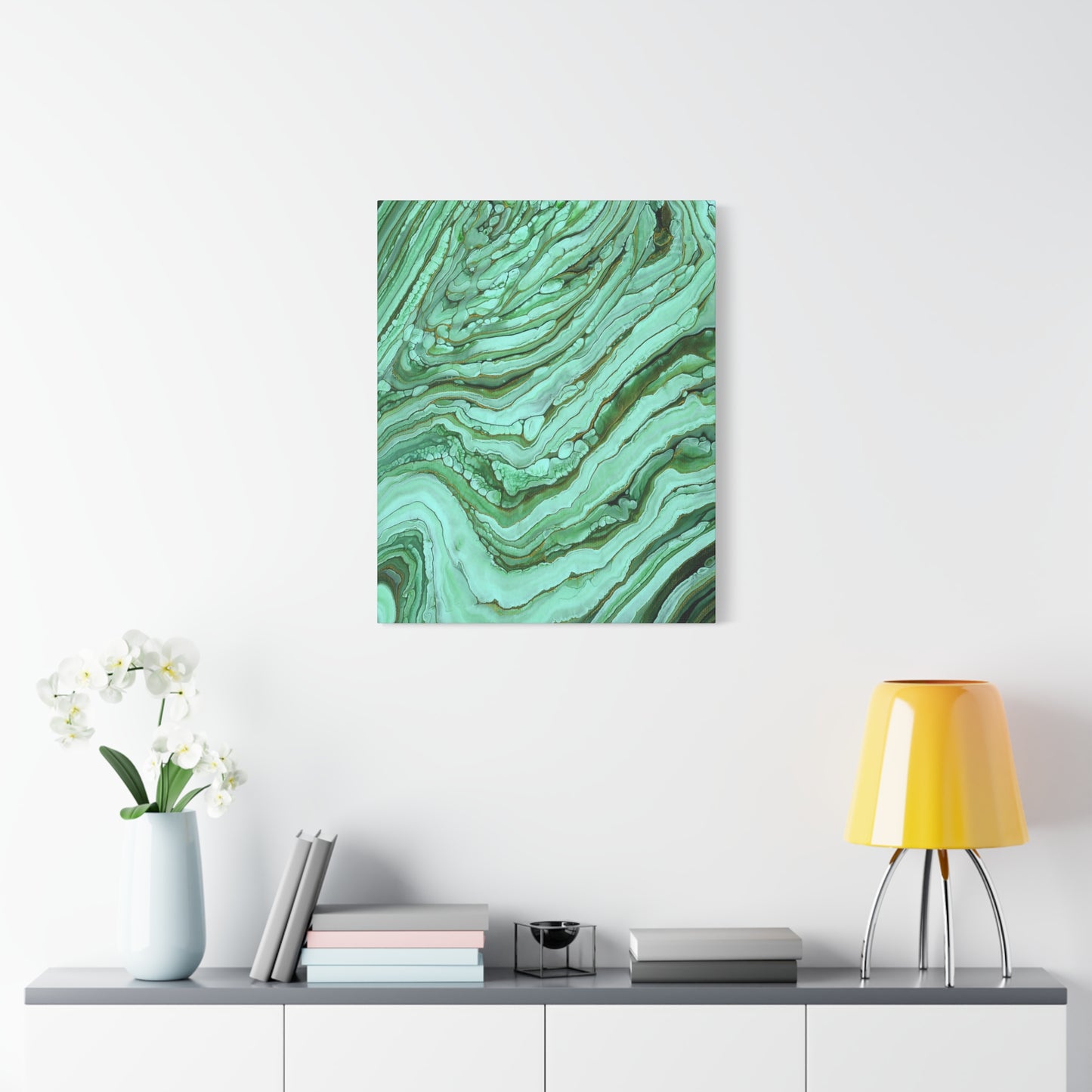 Emerald Hues Print