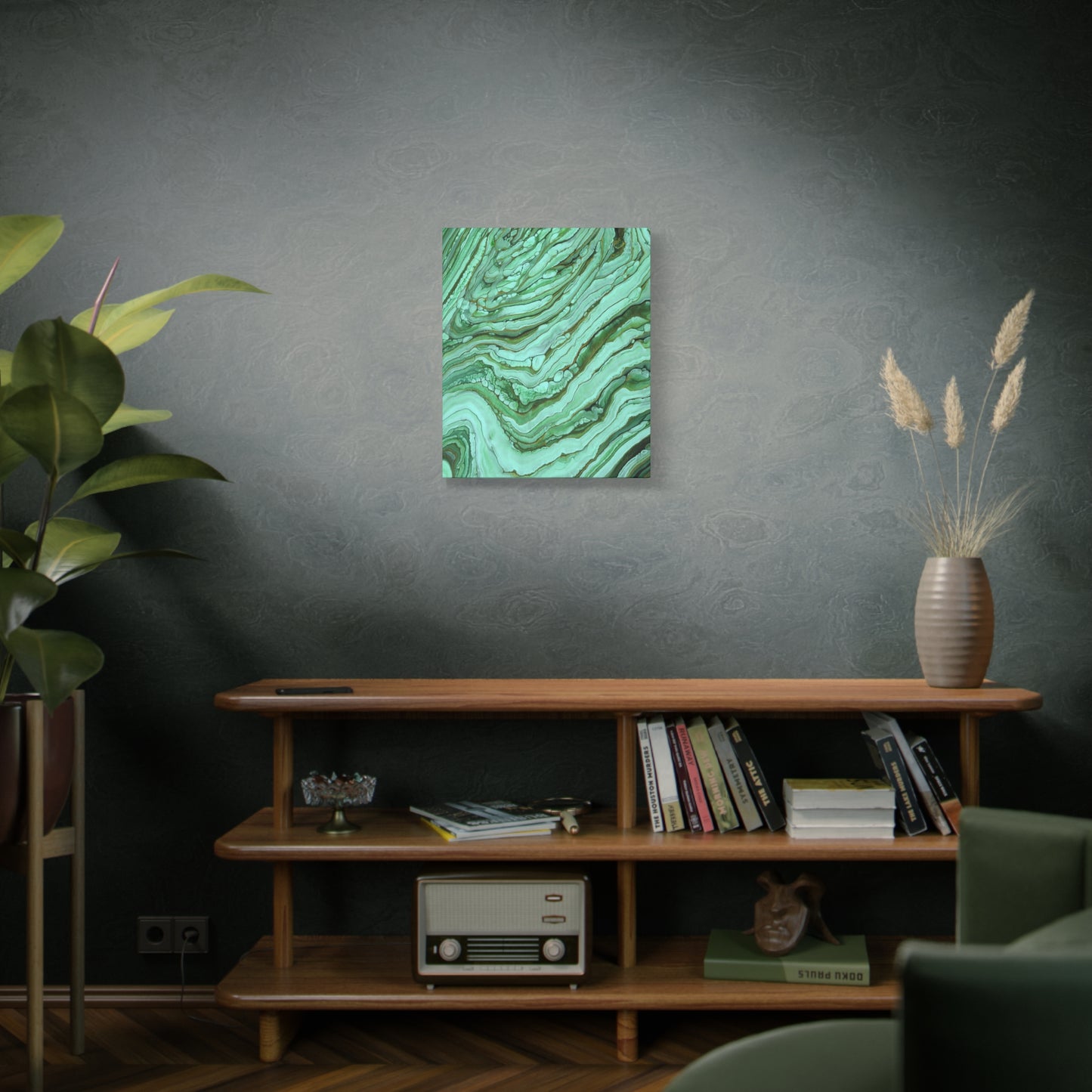Emerald Hues Print