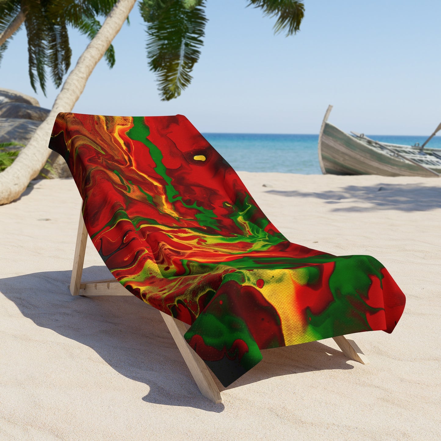 Rasta Vybz Beach Towel