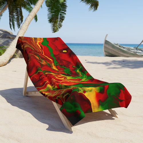 Rasta Vybz Beach Towel