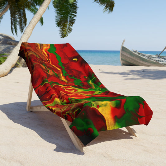 Rasta Vybz Beach Towel