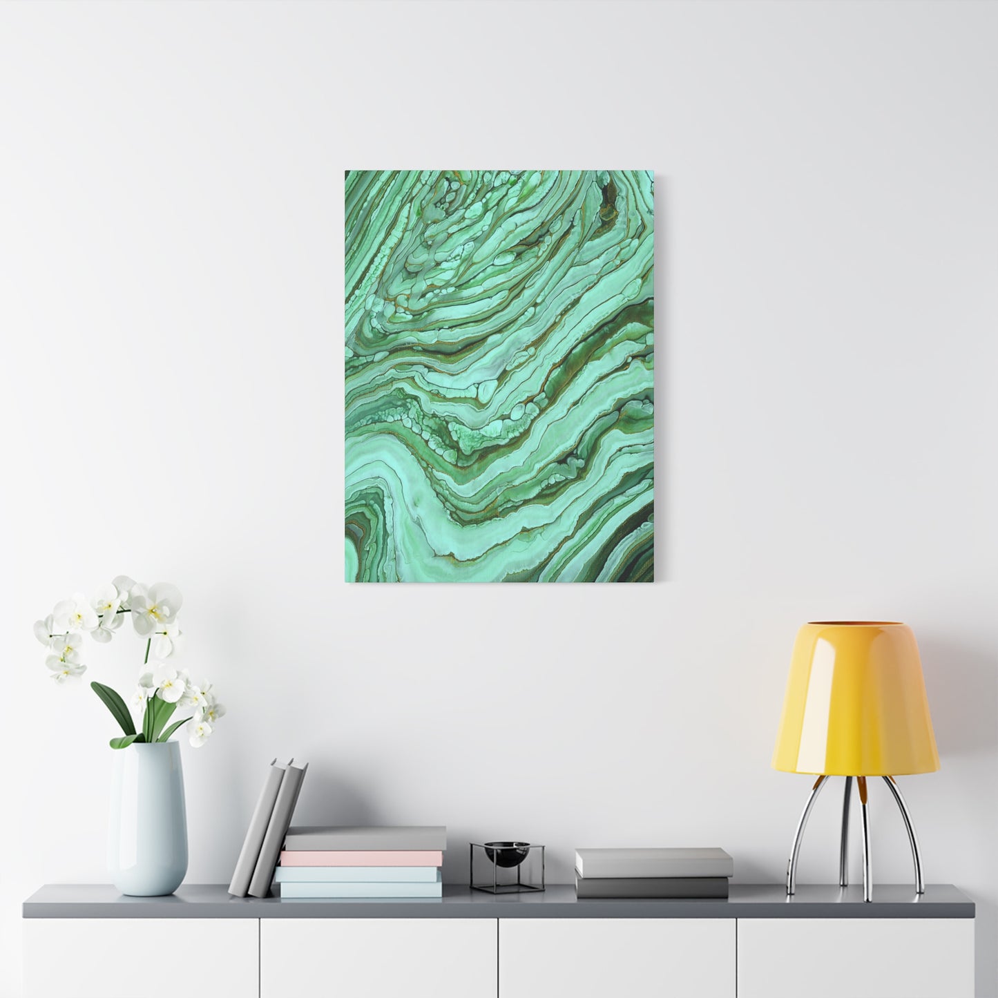 Emerald Hues Print